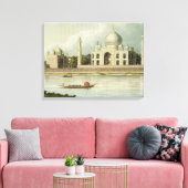 De Taj Mahal, Tomb van de keizer Shah Jehan en Canvas Afdruk (Insitu (Woonkamer))