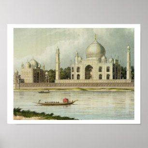 De Taj Mahal, Tomb van de keizer Shah Jehan en Poster