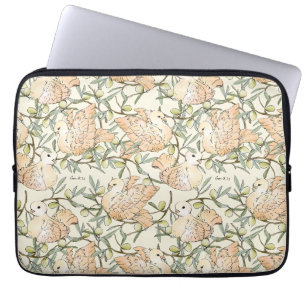 De tak en duif laptop sleeve