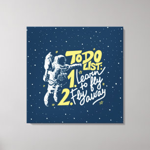 De Takenlijst op Gespannen Canvasprint Canvas Afdruk
