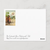 De Tale van de betoverde Paardschoen Scheherazade Briefkaart (Achterkant)