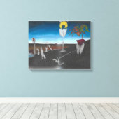 De tandarts canvas afdruk (Insitu (Houten vloer))