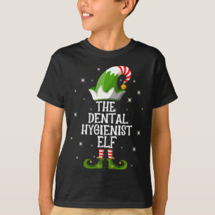 De tandheelkundige Elf-familie komt met Kerstmis o T-shirt