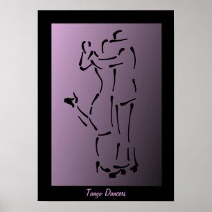 De Tango Dancers Poster