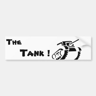 De tank bumpersticker