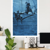 De tank lopen poster (Thuiskantoor)