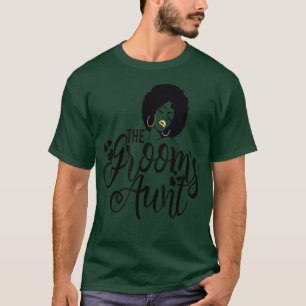 De tante Bride Wedding Bridal Aunti van de Groom T-shirt