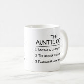 De tante Code, geschenk voor tante Koffiemok (Voorkant rechts)