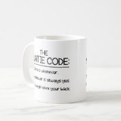 De tante Code, geschenk voor tante Koffiemok (Voorkant links)