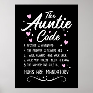 De tante Code Poster