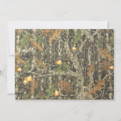 De tante is over de camo-bridal-show kaart (Achterkant)