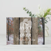 De tante is over het jachtthema uitnodigen kaart (Staand voorkant)