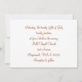 De tante is over het jachtthema uitnodigen kaart (Achterkant)