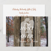 De tante is over het jachtthema uitnodigen kaart (Voorkant / Achterkant)