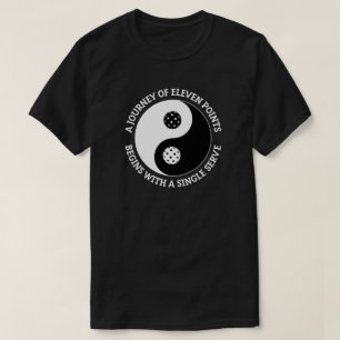 De Tao van Pickleball Grappige Yin Yang Pickleba T-shirt