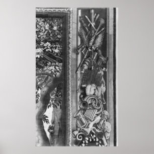 De tapijten van de seizoenen, de grens, de Gobelin Poster