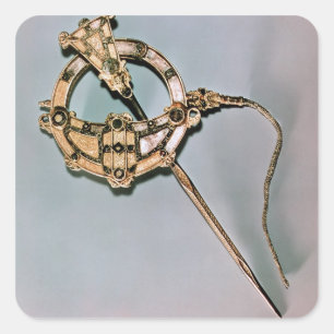 De Tara Brooch uit Bettystown, County Meath (ca Vierkante Sticker