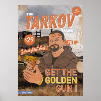 De Tarkov Tales 01 ontsnapping uit Tarkov Reshala Poster