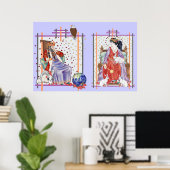 De Tarot Empress & Emperor Poster (Thuiskantoor)