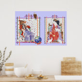 De Tarot Empress & Emperor Poster (Keuken)