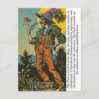 De Tarot van de Dwaas Retro Mystieke Grote Arcana  Briefkaart