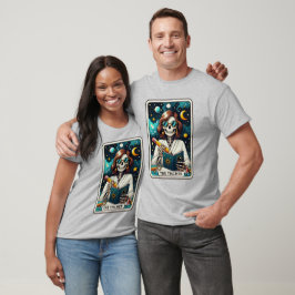 De tarot van het leraren geraamte t-shirt