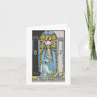 De tarotkaart van de hogepriesteres - Rider Waite Kaart