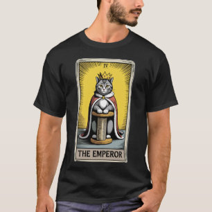De Tarotkaart van de Kat van de Keizer Kattenkrabp T-shirt