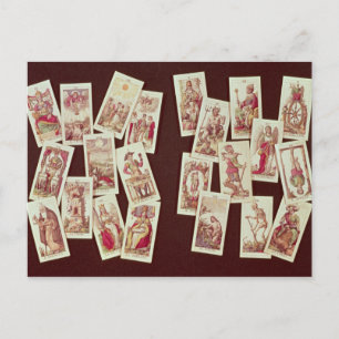 De tarotkaarten van de majoor Arcana Briefkaart