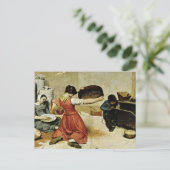 De tarwe ziften, fijne kunst, briefkaart (Staand voorkant)