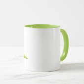 De tasse étrange flairée rouge de Noël de mante de (Devant droit)