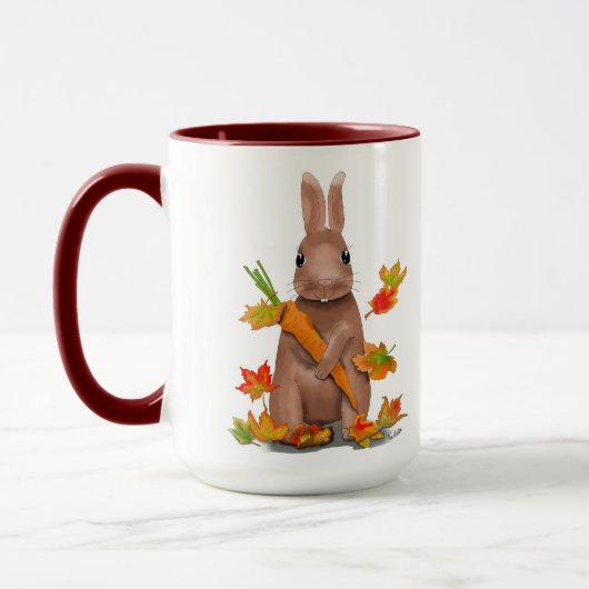 DE Tasse Hase im Herbst Mok (Links)