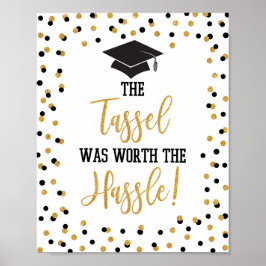 De Tassel was de moeite waard om het Afstuderen va Poster