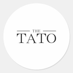 De Tato - Oekraïense vader uit Oekraïne Ronde Sticker