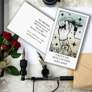 De Tattoo Artiest Tarot Visitekaart Visitekaartje