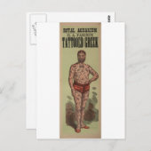 De Tattooed-Griekse Briefkaart (Voorkant / Achterkant)