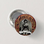 De Tattooed Lady Ronde Button 3,2 Cm (Voorkant /achterkant)