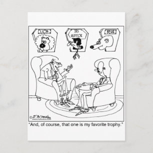 De Taxidermist en de IRS-accountant Briefkaart