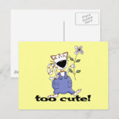 De te Leuke T-shirts en de Giften van de Kat van Briefkaart (Voorkant / Achterkant)