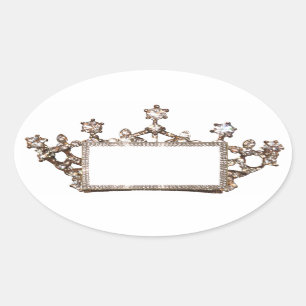 De Te personaliseren Etiketten van de tiara en van