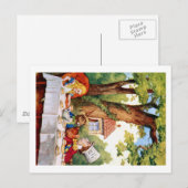 DE TEA PARTIJ VAN DE MAD HATTER BRIEFKAART (Voorkant / Achterkant)