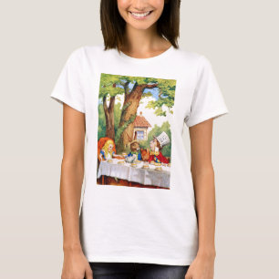 DE TEA PARTIJ VAN DE MAD HATTER T-SHIRT