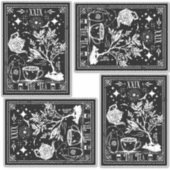 De Tea Tarot Kaarten Sticker (Voorkant)