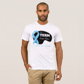 De teamnaam personaliseren - Prostaatkanker T-shirt (Voorkant volledig)
