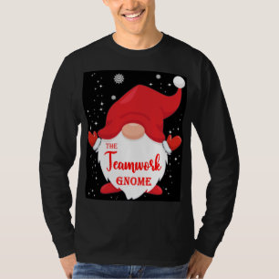 De Teamwork Kabouter bijpassende familie kerst pyj T-shirt