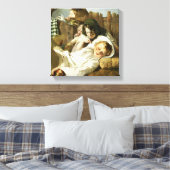 De tease canvas afdruk (Insitu (Slaapkamer))