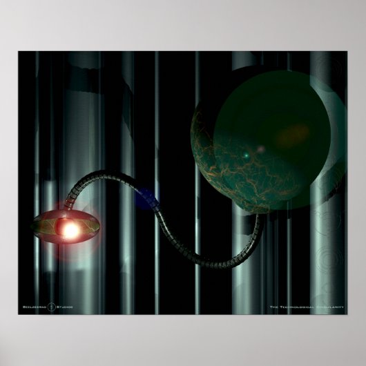 De technologische singulariteit poster (Voorkant)