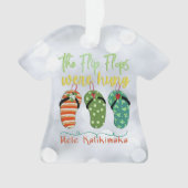 De Teenslippers waren opgehangen Ornament (voorkant)