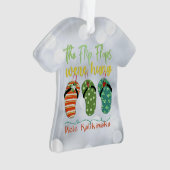 De Teenslippers waren opgehangen Ornament (voorkant)