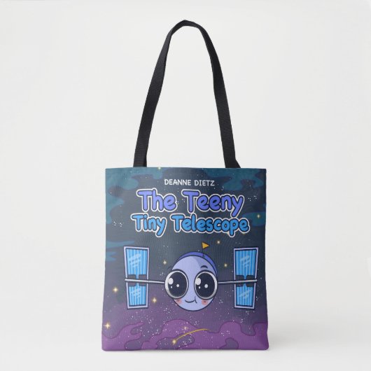 De Teeny Tiny Telescope Canvas tas (Voorkant)